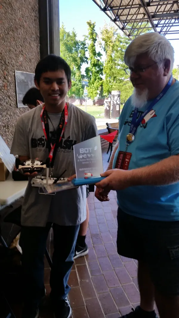 First place Fleaweight - Angry Paperweight